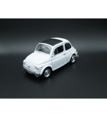 FIAT 500 FROM 1957 WHITE 1:24-27 WELLYleft front