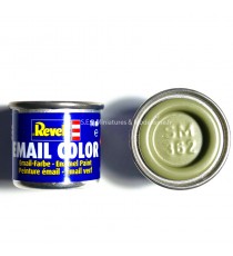 PEINTURE LIQUIDE 14ml VERT ROSEAU SATINÉ N°362 REVELL ( MAQUETTE )