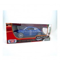 AUDI TT COUPE DE 2007 BLEU 1/18 MOTORMAX dans sa boîte