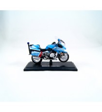 BMW R 1200 RT POLICE ITALIENNE "POLIZIA 113" 1:18 MAISTO sur socle