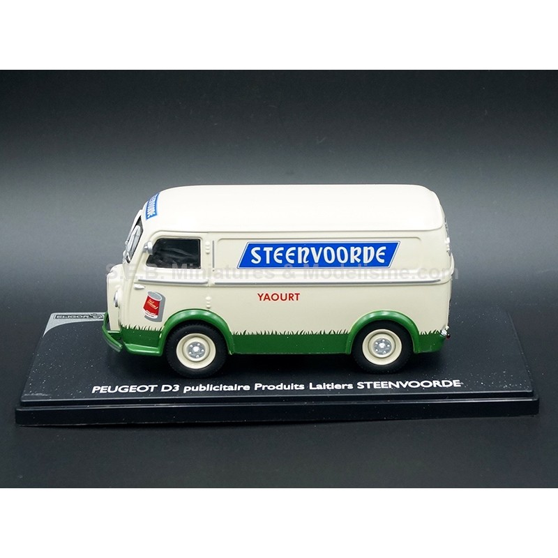 PEUGEOT D3 PUBLICITAIRE PRODUITS LAITIERS STEENVOORDE - 1:43 ELIGOR côté gauche PEUGEOT D3 PUBLICITAIRE PRODUITS LAITIERS STEENVOORDE - 1:43 ELIGOR côté gauche