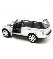 LAND ROVER RANGE ROVER ARGENT 2003 1:24 WELLY PORTE OUVERTE
