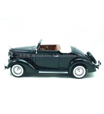 FORD DE LUXE COUPÉ CABRIOLET DE 1936 NOIRE - 1:18 WELLY côté gauche