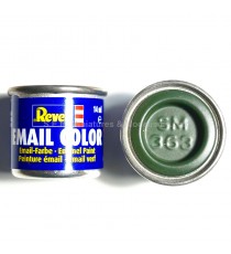 PEINTURE LIQUIDE 14ml VERT FONCÉ SATINÉ N°363 REVELL ( MAQUETTE )