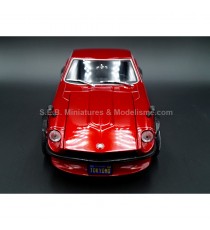 DATSUN 240Z FROM 1971 METALLIC RED 1:18 MAISTO front side