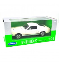FORD MUSTANG GT FASBACK DE 1967 BLANC 1:24 WELLY