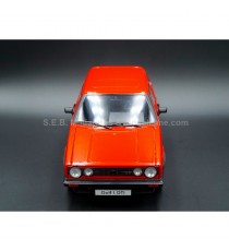 VW VOLKSWAGEN GOLF GTI 1800 serie 1 RED 1984 1:18 WELLY front side