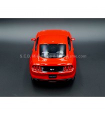 FORD MUSTANG GT 2015 ROUGE 1:24 WELLY vue arrière