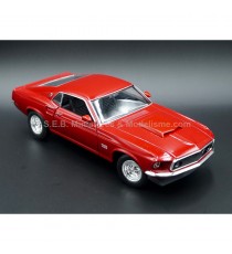 FORD MUSTANG BOSS 429 ROUGE 1969 1:24 WELLY avant droit
