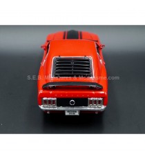 FORD MUSTANG BOSS 302 ROUGE 1970 1:24 WELLY vue arrière
