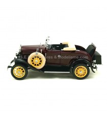 FORD MODEL A ROADSTER 1931 ROUGE FONCE 1:18 SUN STAR malle ouverte