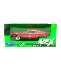 FORD MUSTANG BOSS 302 ROUGE 1970 1:24 WELLY sous blister