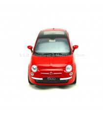 FIAT 500 ROUGE 2007 ROUGE 1:24-27 WELLY vue avant