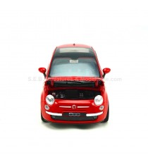 FIAT 500 ROUGE 2007 ROUGE 1:24-27 WELLY capot ouvert