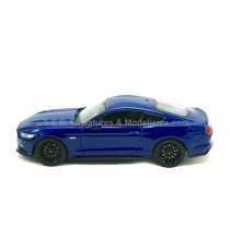 FORD MUSTANG 5.0 GT 2015 BLUE 1:24 WELLY left side