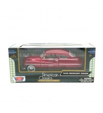 MERCURY COUPE 1949 RED 1:24 MOTORMAX with packaging