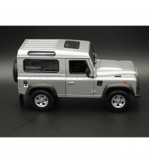 LAND ROVER DEFENDER 90 GREY FROM 1992 1:24 WELLY
