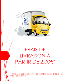 FRAIS DE LIVRAISON À PARTIR DE 2^J00€